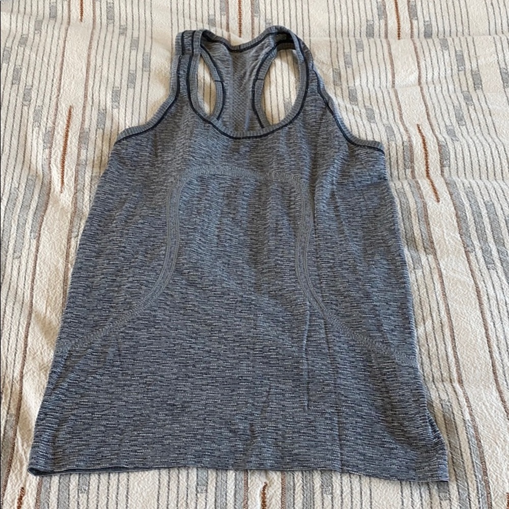 Black and gray racer back